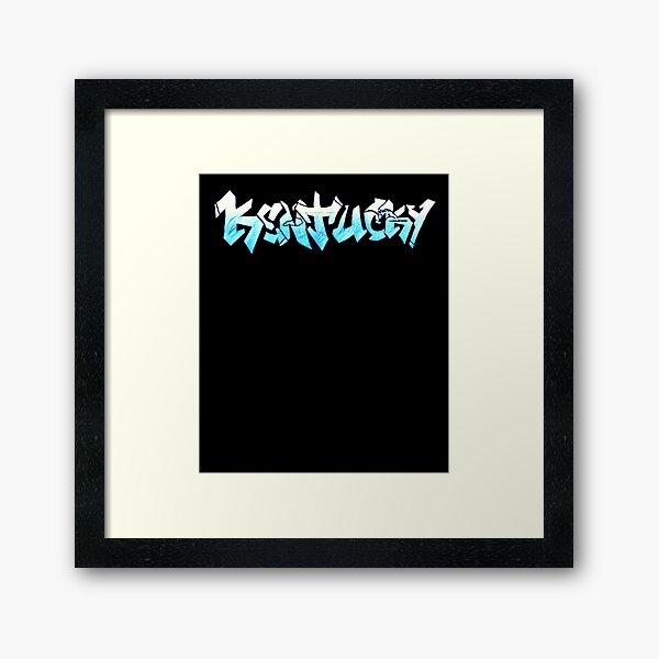Item preview, Kentucky DMV License Plate Graffiti designed and sold by Dude  Stuff.