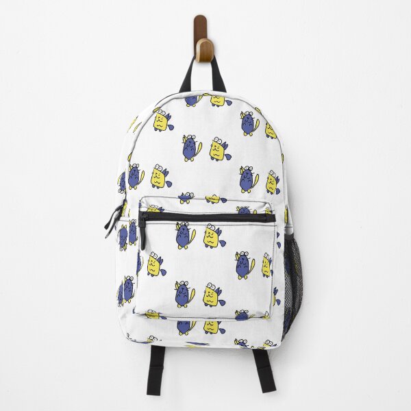 Item preview, Funny yellow and blue doodle cats designed and sold by DimHel2.