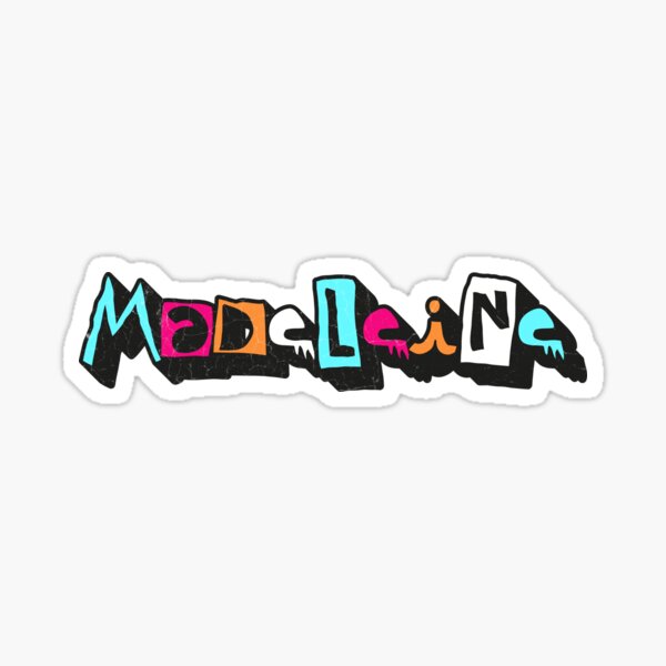 “MADELEINE Custom Text Birthday Name” Sticker for Sale by Danylo