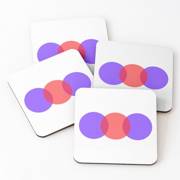 Item preview, T-shirt Three purple circles designed and sold by YGPrinting.