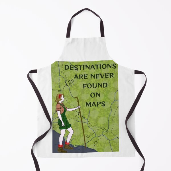 Item preview, Feminist Journey Hiking Quotes - Destinations Are Never Found On Maps designed and sold by LethalPixieDust.