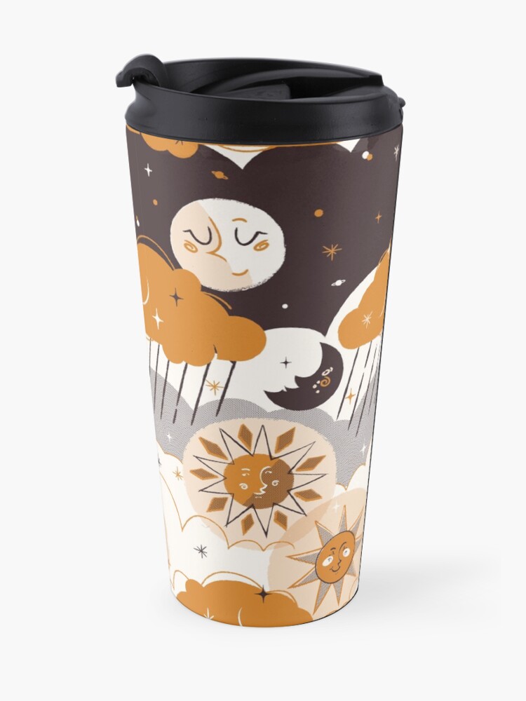 Alternate view of Mid Century Sun & Moon Travel Mug