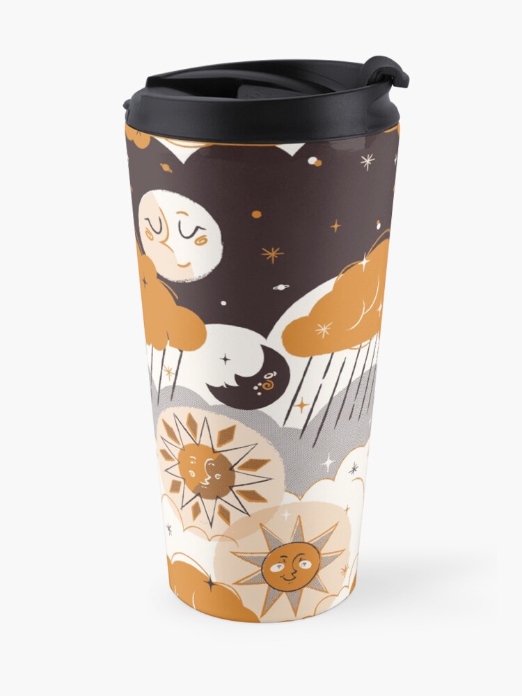 Alternate view of Mid Century Sun & Moon Travel Mug