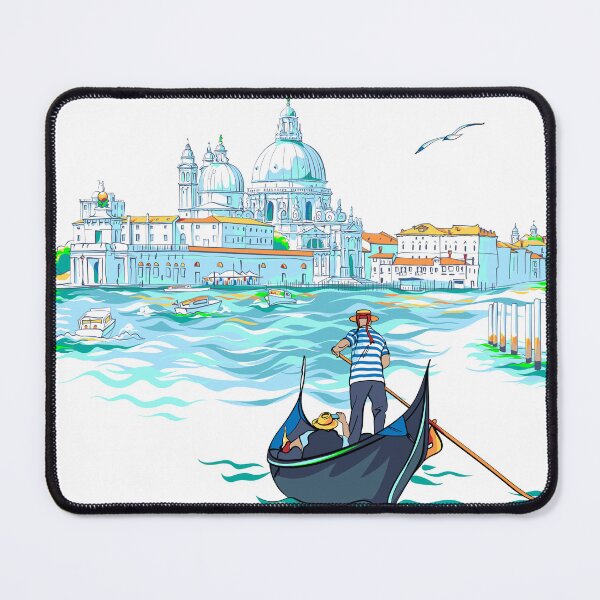 Item preview, A painting of Venice with the Santa Maria Della Salute designed and sold by Findmeifyoucan.