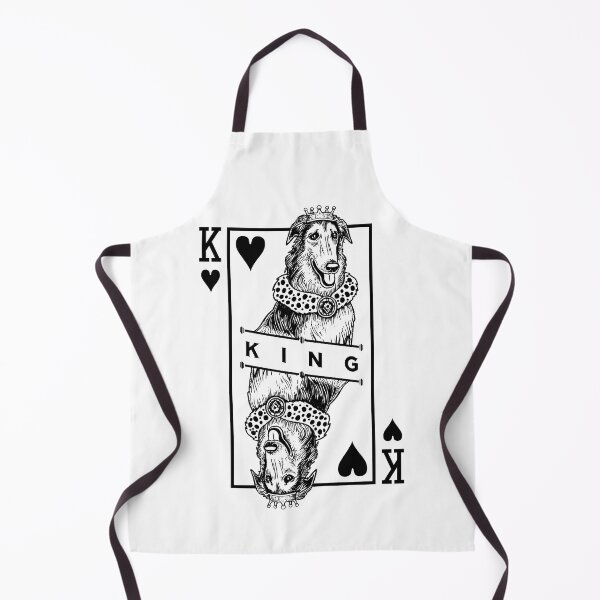 Item preview, Borzoi King Of Hearts Funny Dog Lover Pop Art designed and sold by GrandeDuc.