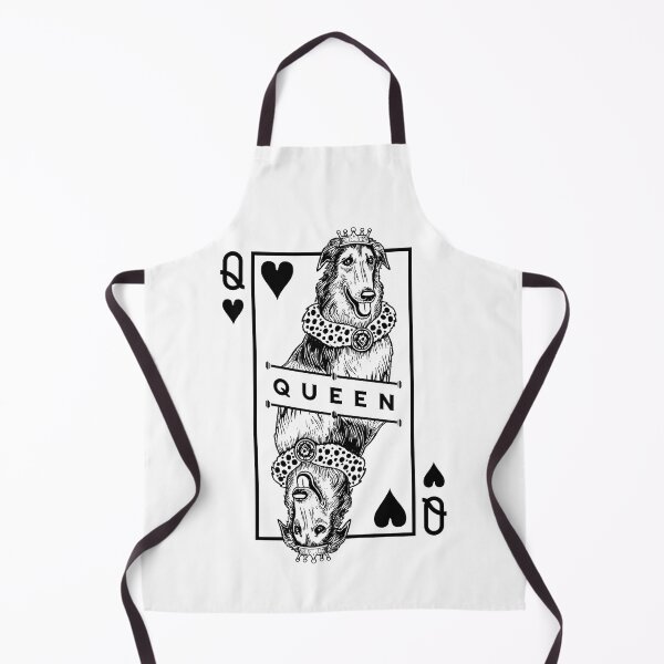 Item preview, Borzoi Queen Of Hearts Funny Dog Lover Pop Art designed and sold by GrandeDuc.