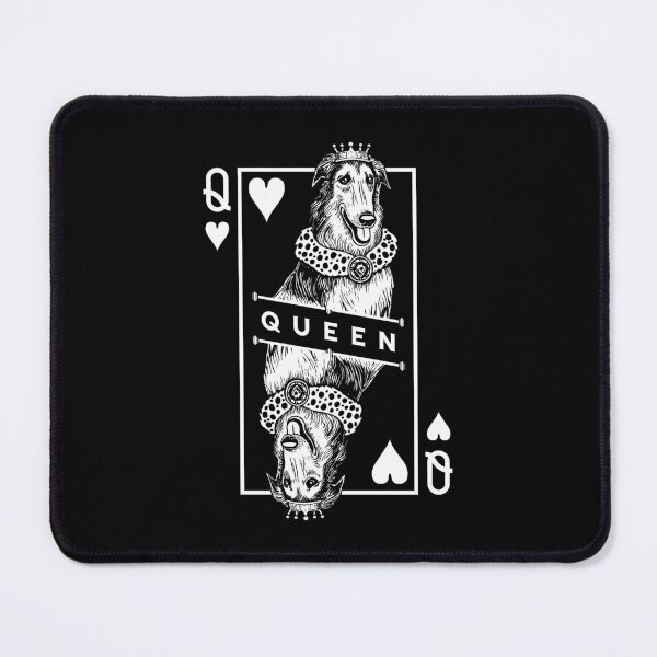 Item preview, Borzoi Queen Of Hearts Funny Dog Lover Pop Art designed and sold by GrandeDuc.