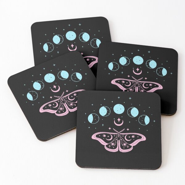 Item preview, Magical Moon Light Moth - Pastel Goth designed and sold by GoseStudio.