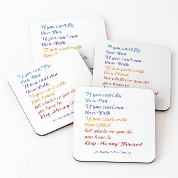 Item preview, If you cant fly then run, quote by mlk jr designed and sold by Deco-Design.