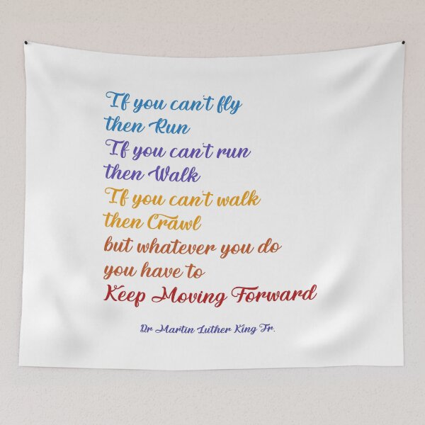 Item preview, If you cant fly then run, quote by mlk jr designed and sold by Deco-Design.