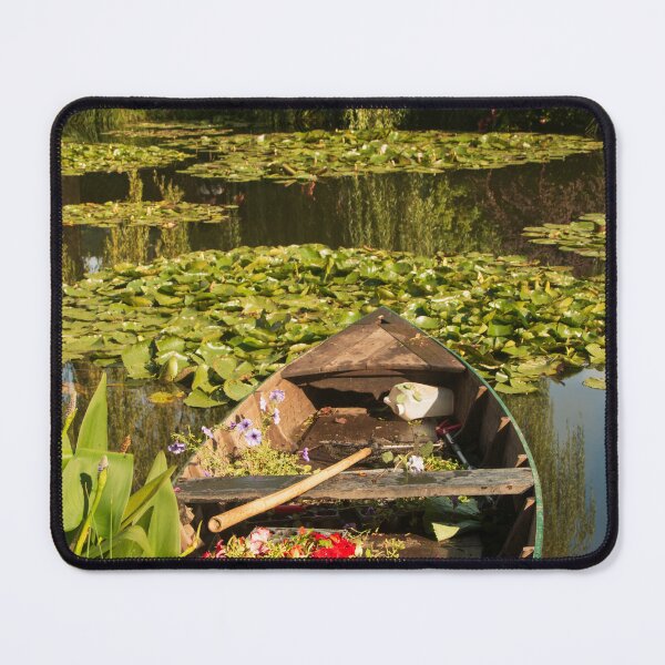 Item preview, monets garden lillies boat designed and sold by soul-swimming.
