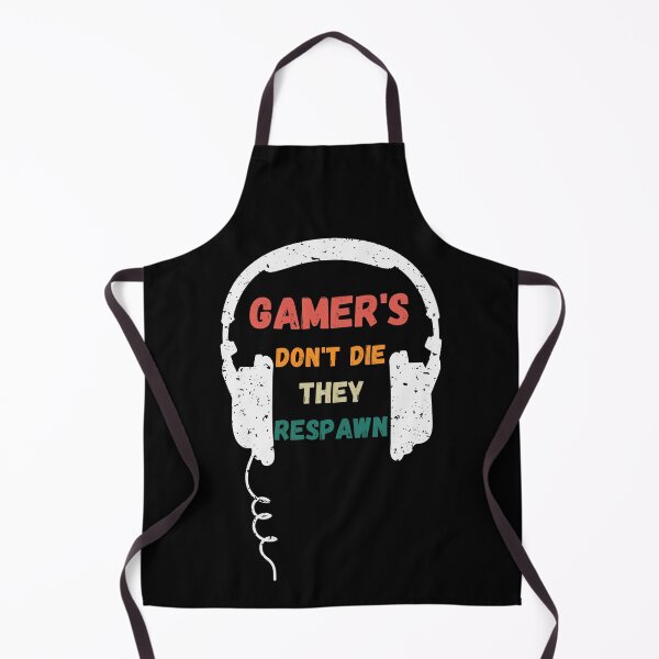 Item preview, Gaming Slogans - Gamers Dont Die They Respawn - Funny Gamer Novelty Designs designed and sold by ImagesDesigns.