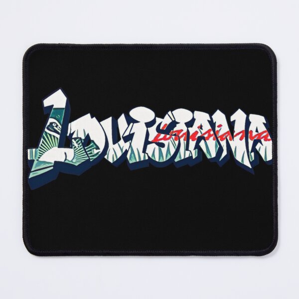 Item preview, Louisiana DMV License Plate Graffiti designed and sold by Dude  Stuff.