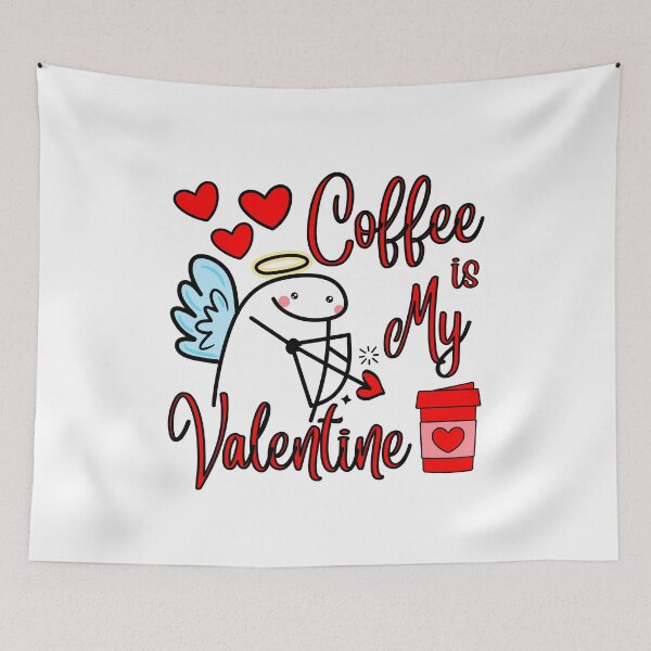 Item preview, Coffee is My Valentine , Coffee life, coffee Lovres designed and sold by hijasminflower.