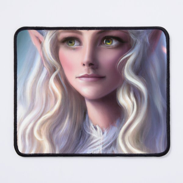 Item preview, Elegant Elf: A Portrait of Grace and Mystery designed and sold by arcanemuse.