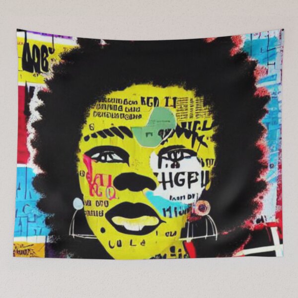 Item preview, Afro Woman Collage | Urban Art | Black History designed and sold by itzbart.