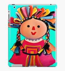 Mexican Maria Doll Turquoise iPad Case/Skin