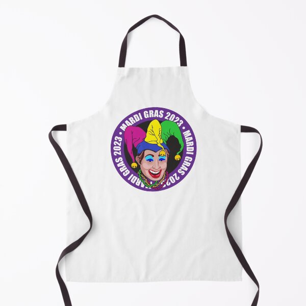 Item preview, Mardi Gras NOLA 2023 Celebration Jester with Beads designed and sold by BlueSkyTheory.