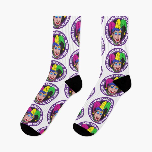 Item preview, Mardi Gras NOLA 2023 Celebration Jester with Beads designed and sold by BlueSkyTheory.