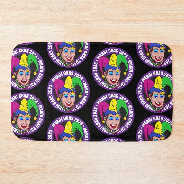 Item preview, Mardi Gras NOLA 2023 Celebration Jester with Beads designed and sold by BlueSkyTheory.