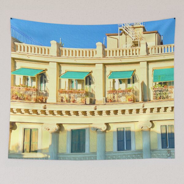 Item preview, City Balcony in Rome Italy designed and sold by LeylaNovini.
