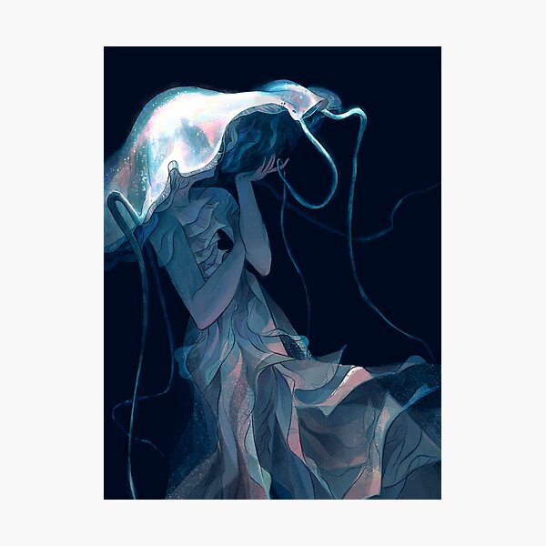 Pearl Jellyfish Photographic Print