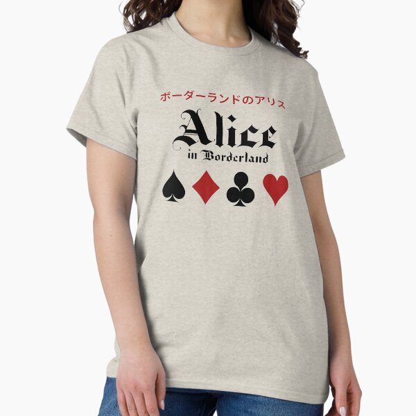 Item preview, Alice in Borderland classic t-shirt design, Arisu, in, Borderland designed and sold by AkashVani.