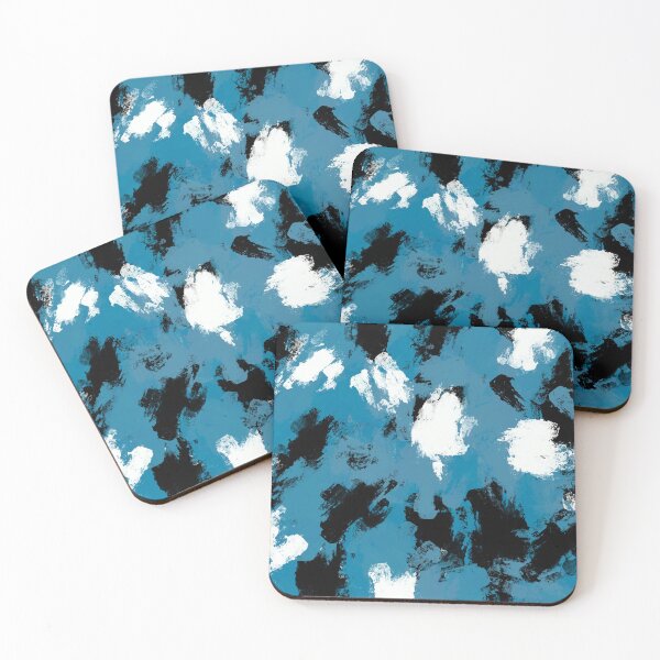 Item preview, Teal Spots Abstract designed and sold by LeylaNovini.