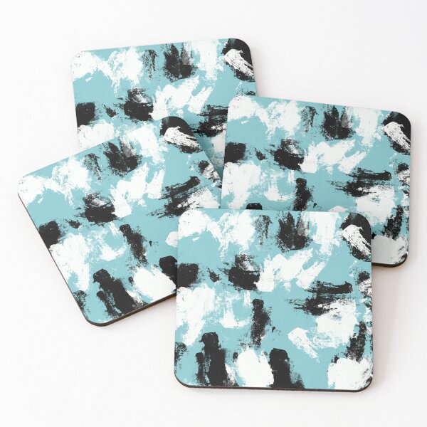 Item preview, Turquoise Spots Abstract designed and sold by LeylaNovini.