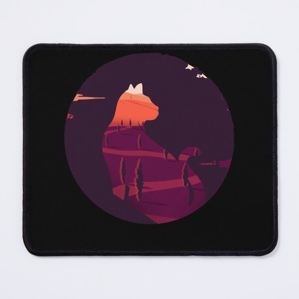 Item preview, Cat Watching Sunset Scene designed and sold by FeelinGGo ✅.