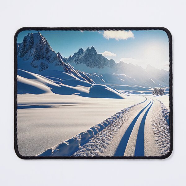 Item preview, Winter mountains, ski run designed and sold by emaga.