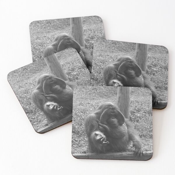Item preview, A Helping Hand: Friendly Orangutan Portrait designed and sold by FocalFrenzy.