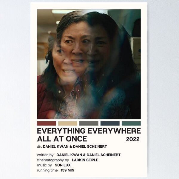 Item preview, Everything Everywhere All At Once Movie Poster designed and sold by YellowishCat15.