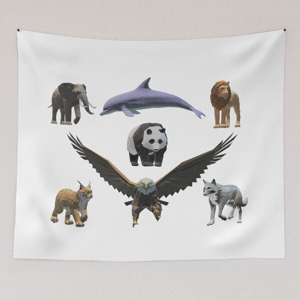 Item preview, group of animals wild life designed and sold by mowafak younis.