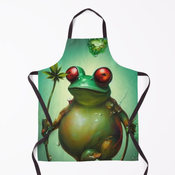 Item preview, Digital Frog Holding A Leaf designed and sold by ShopSunday.