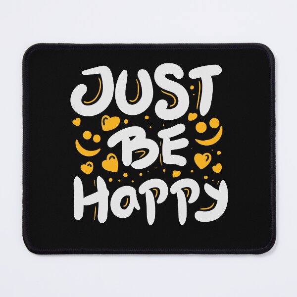 Item preview, JUST BE HAPPY designed and sold by RetroArtCulture.