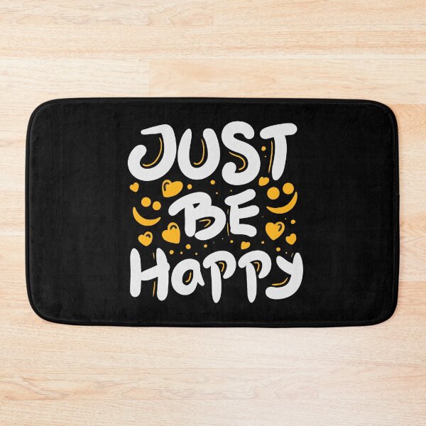 Item preview, JUST BE HAPPY designed and sold by RetroArtCulture.