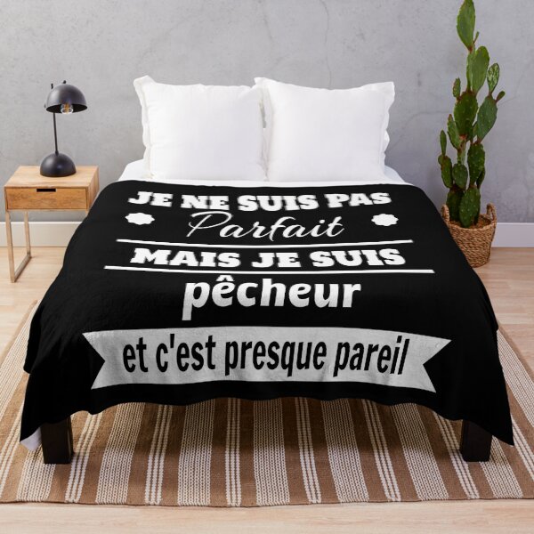 Aperçu de l'œuvre Cadeau pas parfait mais pêcheur pêche humour créée et vendue par la-petite-folie.