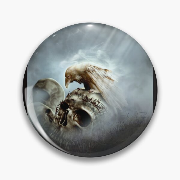 Item preview, Cuervo blanco designed and sold by KarinClaessonArt.