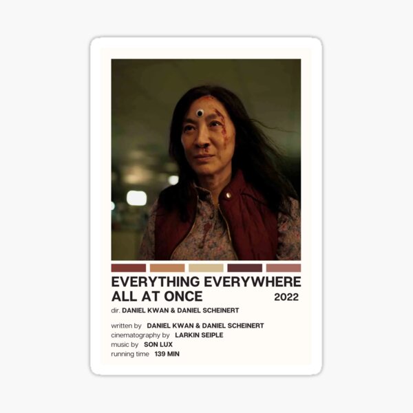 Everything Everywhere All At Once Movie Poster Sticker
