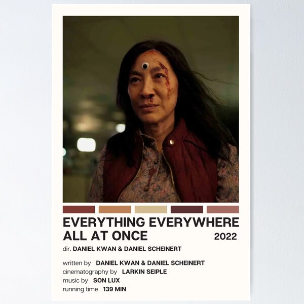 Item preview, Everything Everywhere All At Once Movie Poster designed and sold by YellowishCat15.