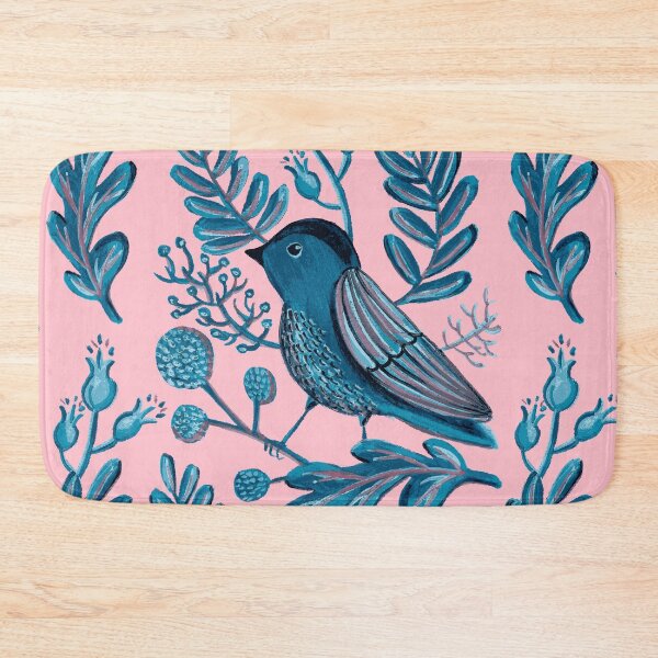 Item preview, Folk Blue Bird designed and sold by ThaisMelo.