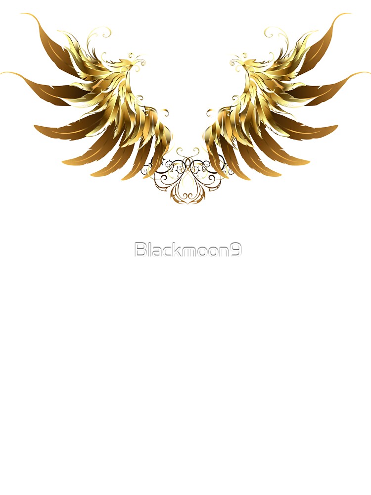 Shiny Angel Wings Stock Illustration - Download Image Now - Gold - Metal,  Gold Colored, Angel - iStock
