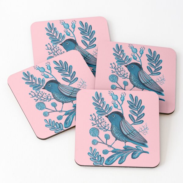 Item preview, Folk Blue Bird designed and sold by ThaisMelo.