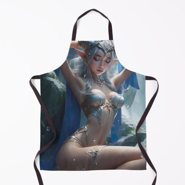 Item preview, Elven princess taking a bath in nature designed and sold by RK - Shop.