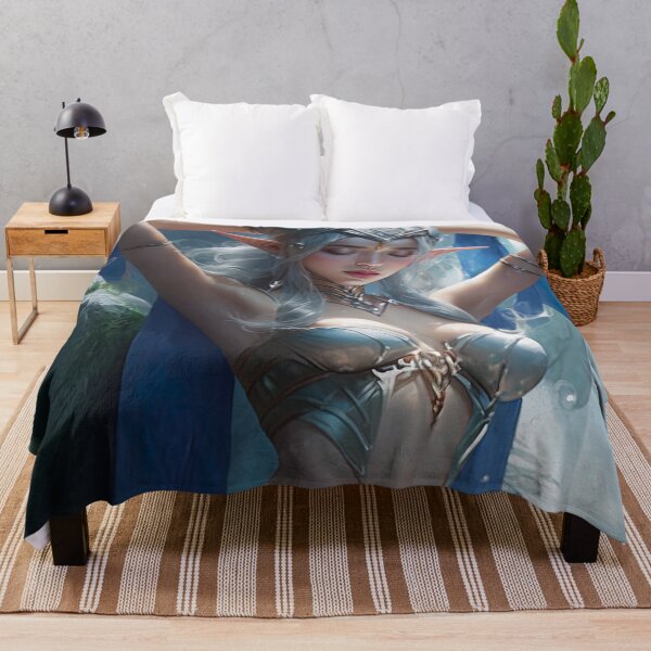 Item preview, Elven princess taking a bath in nature designed and sold by RK - Shop.