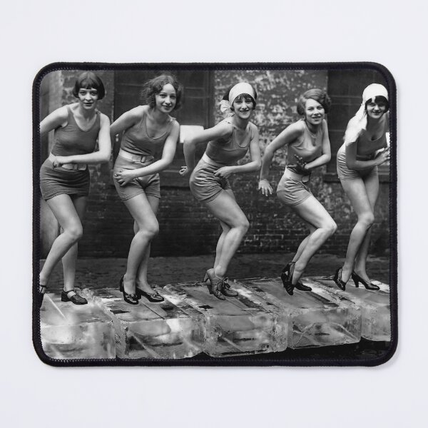 Item preview, Prohibition Era Flappers Dancing on Ice c. 1920 designed and sold by Daniel Hagerman.