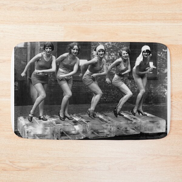 Item preview, Prohibition Era Flappers Dancing on Ice c. 1920 designed and sold by Daniel Hagerman.
