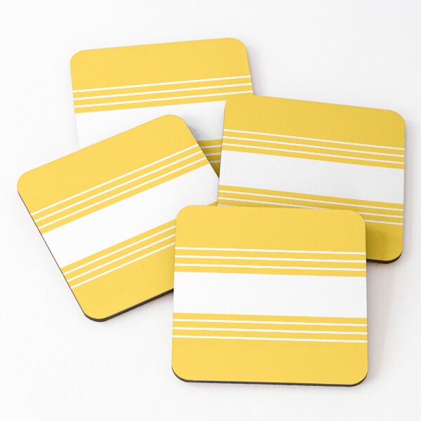 Item preview, Yellow and white horizontal lines designed and sold by BattaAnastasia.
