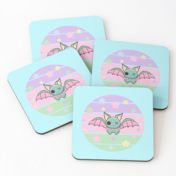 Item preview, Cute Bat and Stars - Pastel Goth  designed and sold by GoseStudio.